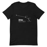 Widder Konstellation Kurzarm Unisex T-Shirt - Objet D'Art