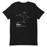 T-shirt unisexe à manches courtes Constellation de la Balance - Objet D'Art