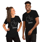 Tricou unisex cu mânecă scurtă Constelația Săgetător - Objet D'Art