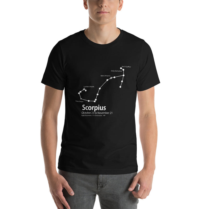 Scorpius Constellation Short-Sleeve Unisex T-Shirt - Objet D'Art