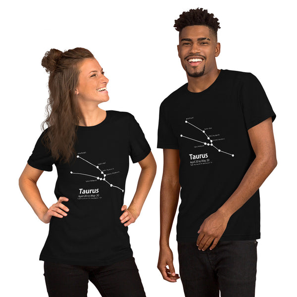 Taurus Constellation Short-Sleeve Unisex T-Shirt - Objet D'Art