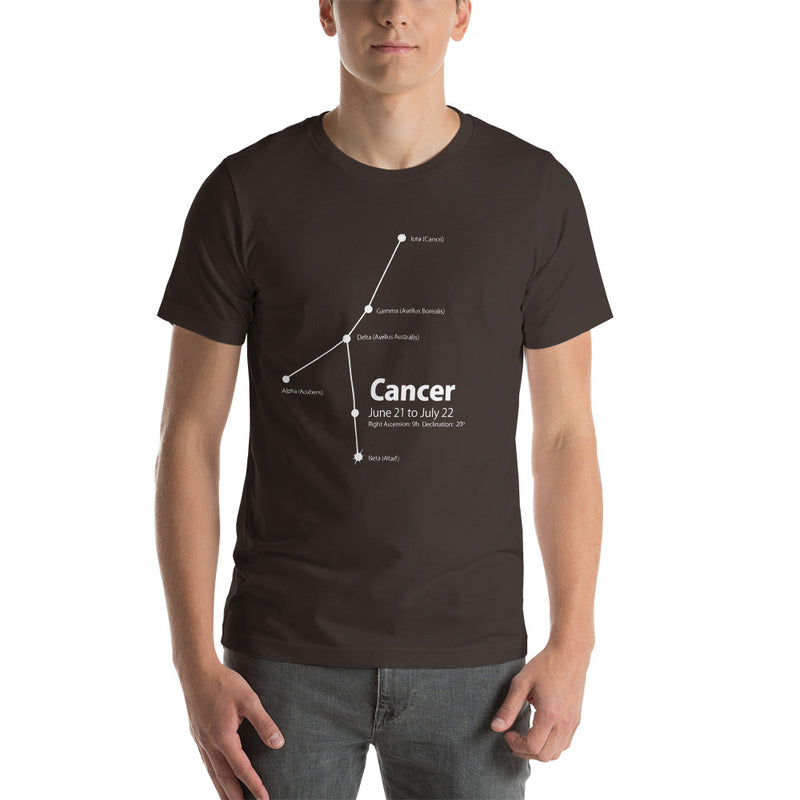 Cancer Constellation Short-Sleeve Unisex T-Shirt - Objet D'Art