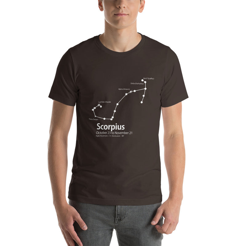 Scorpius Constellation Short-Sleeve Unisex T-Shirt - Objet D'Art