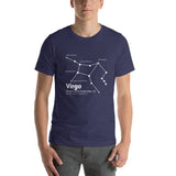 Tricou unisex cu mânecă scurtă Constellation Fecioare - Objet D'Art