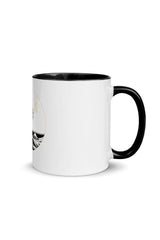 Stylized Great Wave Off Kanagawa Mug with Color Inside - Objet D'Art