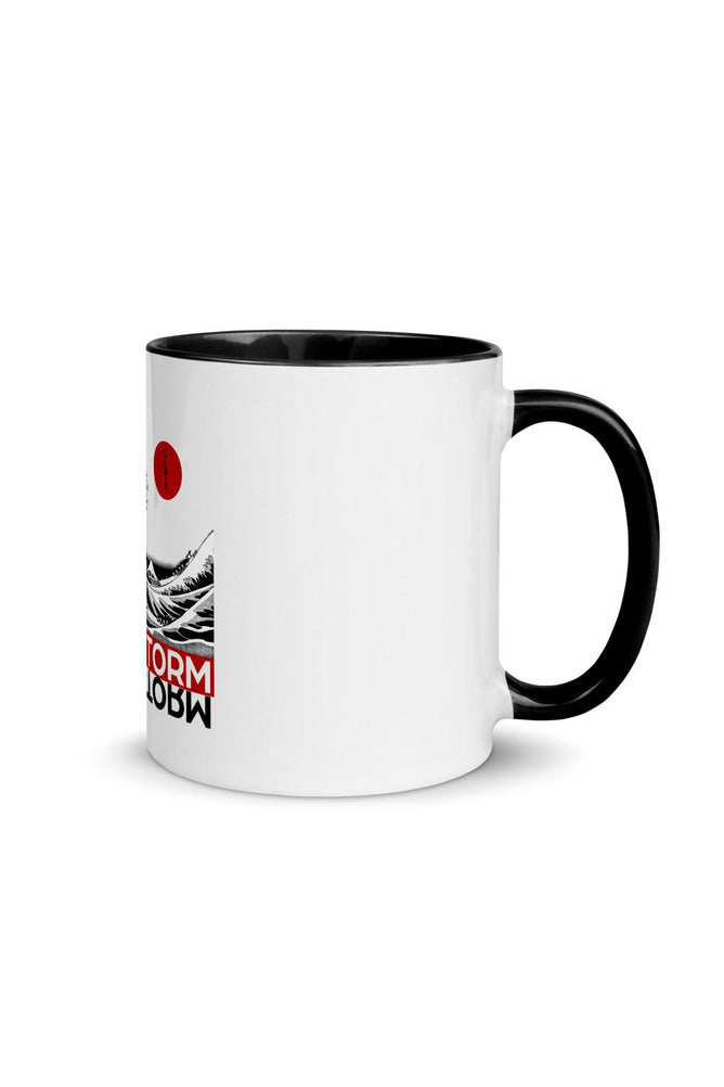 Great Wave Off Kanagawa Mug with Color Inside - Objet D'Art