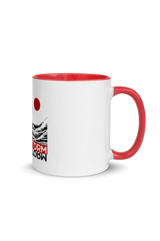 Great Wave Off Kanagawa Mug with Color Inside - Objet D'Art