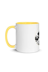 Stylized Great Wave Off Kanagawa Mug with Color Inside - Objet D'Art