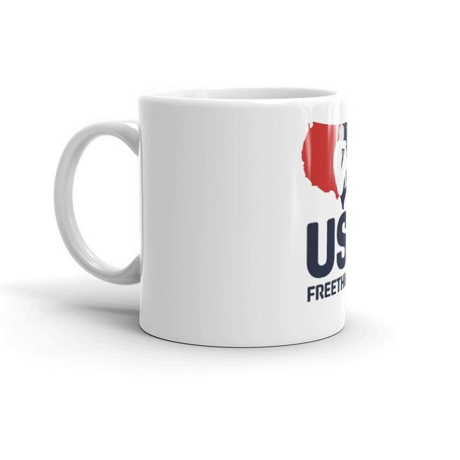 USA Free Thinking Mug - Objet D'Art