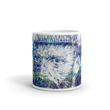 Van Gogh Self-Portrait on A Starry NIght White glossy mug - Objet D'Art