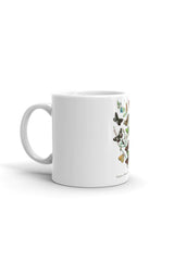 Butterflies and Moths White glossy mug - Objet D'Art