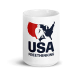 USA Free Thinking Mug - Objet D'Art