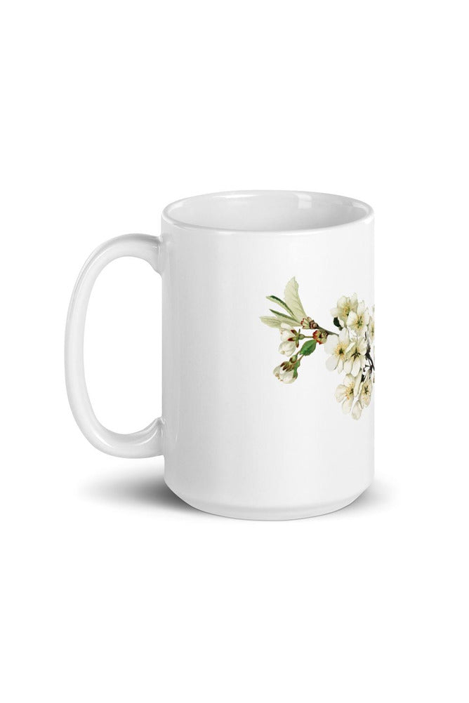 Vintage Apple Blossom White glossy mug - Objet D'Art