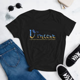 Vincent Van Gogh's Signature Women's short sleeve t-shirt - Objet D'Art