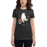 Cockatoo and pomegranat Women's short sleeve t-shirt - Objet D'Art