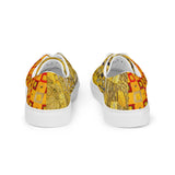 Klimt Women’s lace-up canvas shoes - Objet D'Art