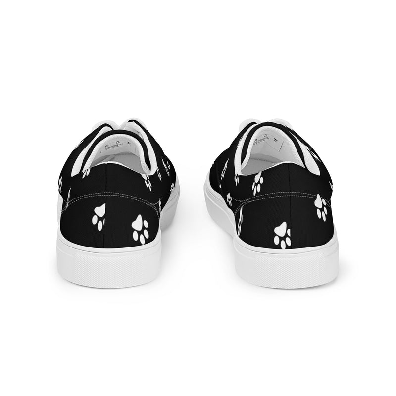 Paws Women’s lace-up canvas shoes - Objet D'Art