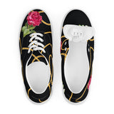 Chained Maiden Women’s lace-up canvas shoes - Objet D'Art