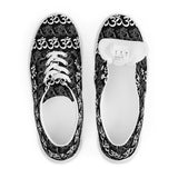 Aum-nipotent Women’s lace-up canvas shoes - Objet D'Art
