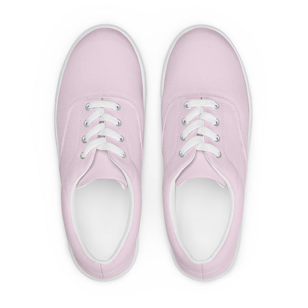 Crush Rose Women’s lace-up canvas shoes - Objet D'Art