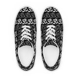 Aum-nipotent Women’s lace-up canvas shoes - Objet D'Art