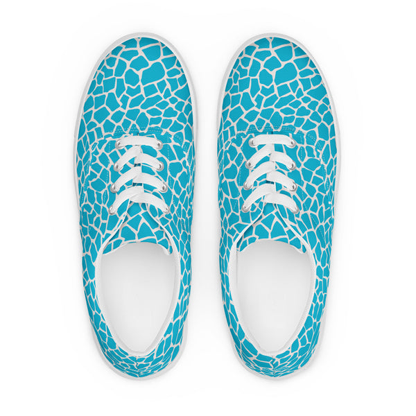 Women’s lace-up canvas shoes - Objet D'Art