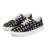 Butterfly Kaleidoscope Women’s lace-up canvas shoes - Objet D'Art