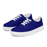 Ink Blue Women’s lace-up canvas shoes - Objet D'Art