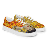 Klimt Women’s lace-up canvas shoes - Objet D'Art