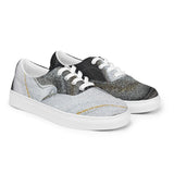 Granite Women’s lace-up canvas shoes - Objet D'Art