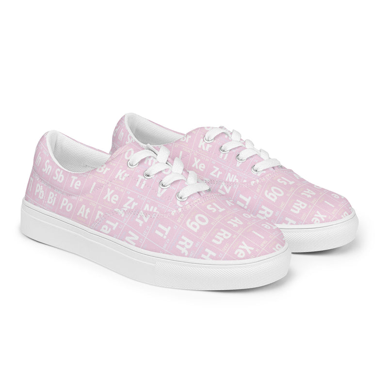 Women’s lace-up canvas shoes - Objet D'Art