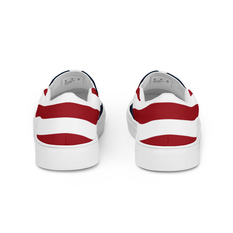 Americana Women’s slip-on canvas shoes - Objet D'Art