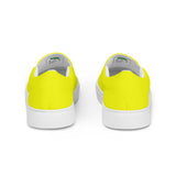 Lemon Yellow Women’s slip-on canvas shoes - Objet D'Art