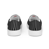 Striped Women’s slip-on canvas shoes - Objet D'Art