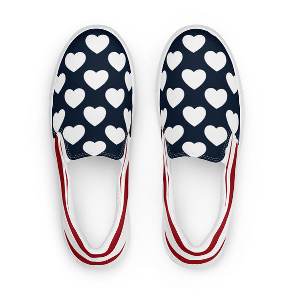 Americana Women’s slip-on canvas shoes - Objet D'Art