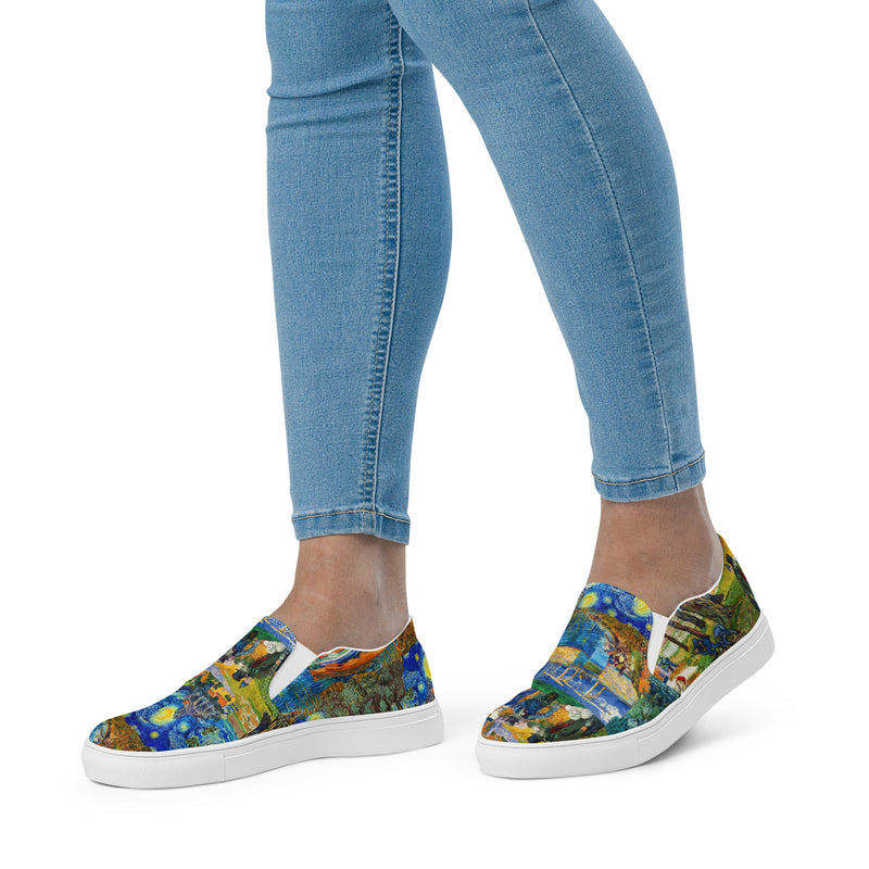 Women’s slip-on canvas shoes - Objet D'Art