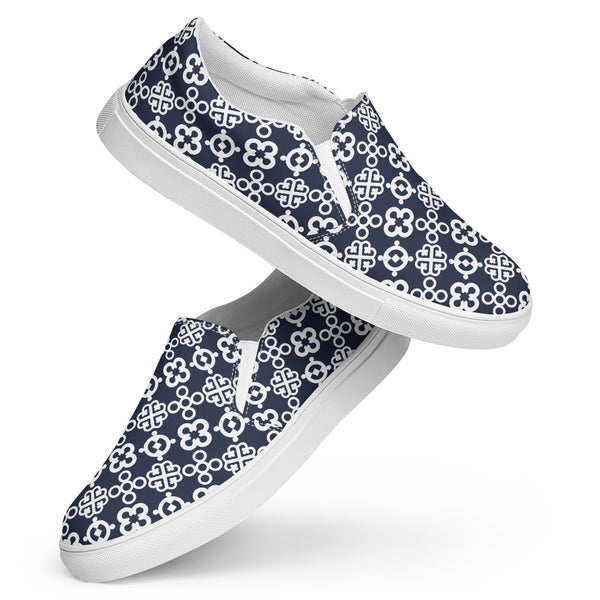 Adinkra Vibes Women’s slip-on canvas shoes - Objet D'Art