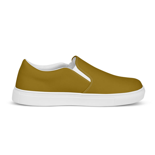 Bronze Beauty Women’s slip-on canvas shoes - Objet D'Art