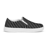 Striped Women’s slip-on canvas shoes - Objet D'Art