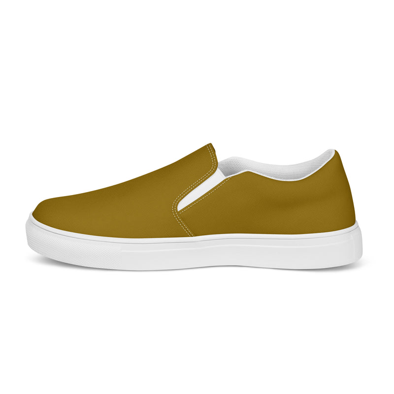 Bronze Beauty Women’s slip-on canvas shoes - Objet D'Art